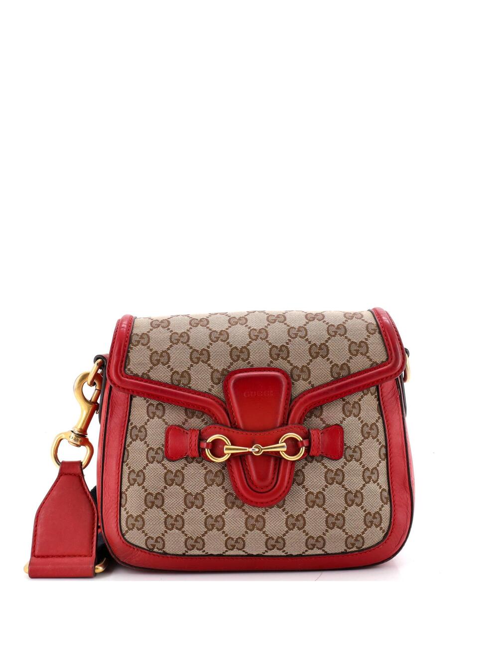 Gucci Lady Web Shoulder Bag Gg Canvas #258766G11B
